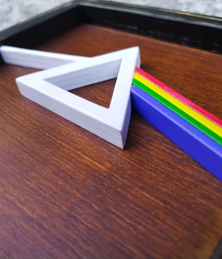 Rustic mini Dark Side of the Moon wood art