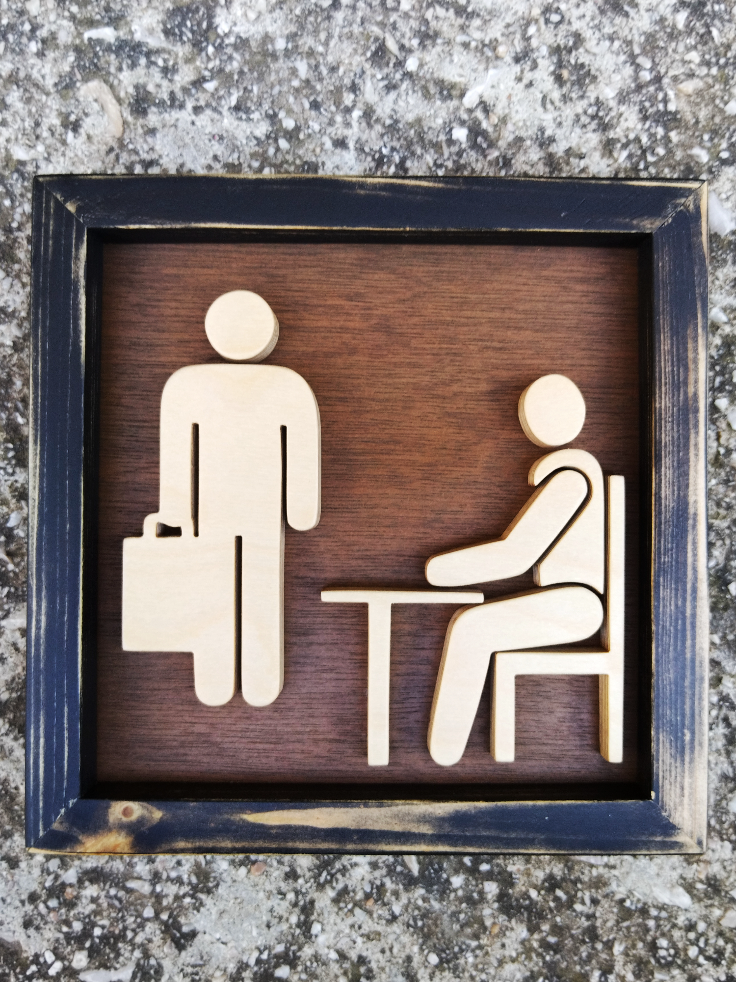 Mini The Office wood art