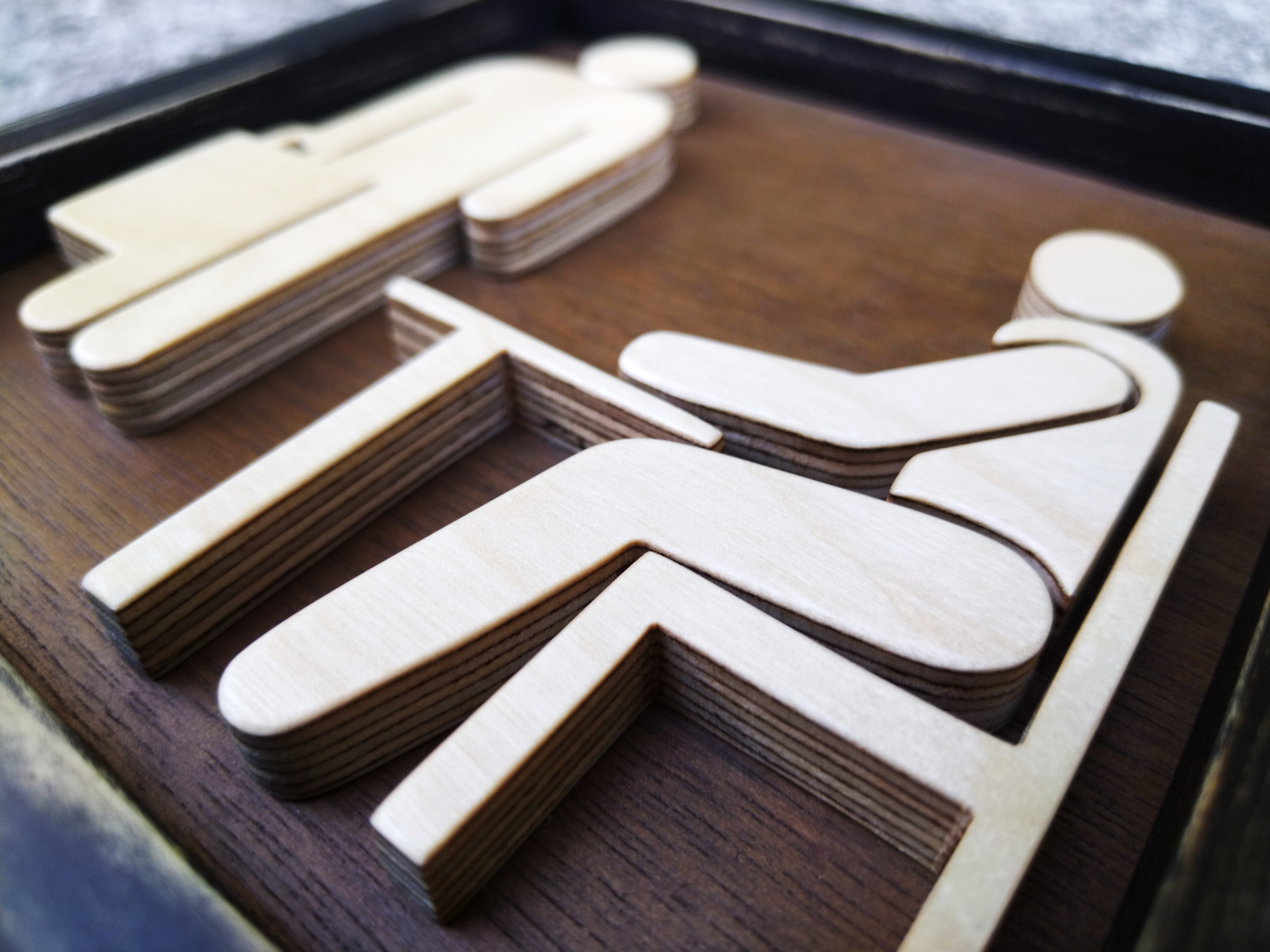 Mini The Office wood art