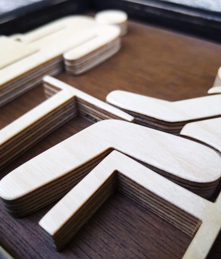 Mini The Office wood art