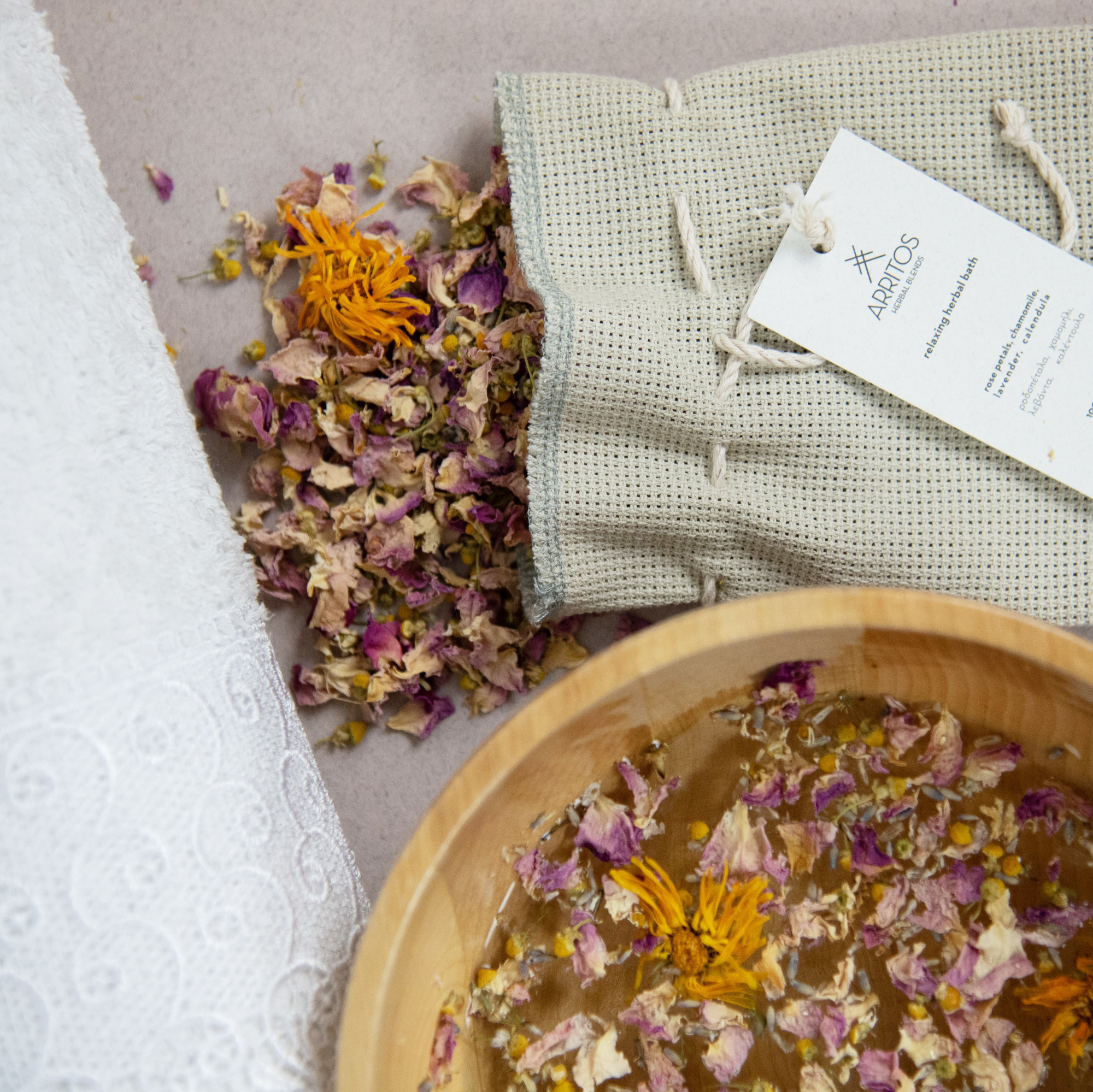 Relaxing Herbal Bath