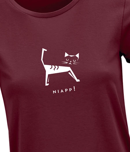 Joyful T-shirts (womens) - Cat