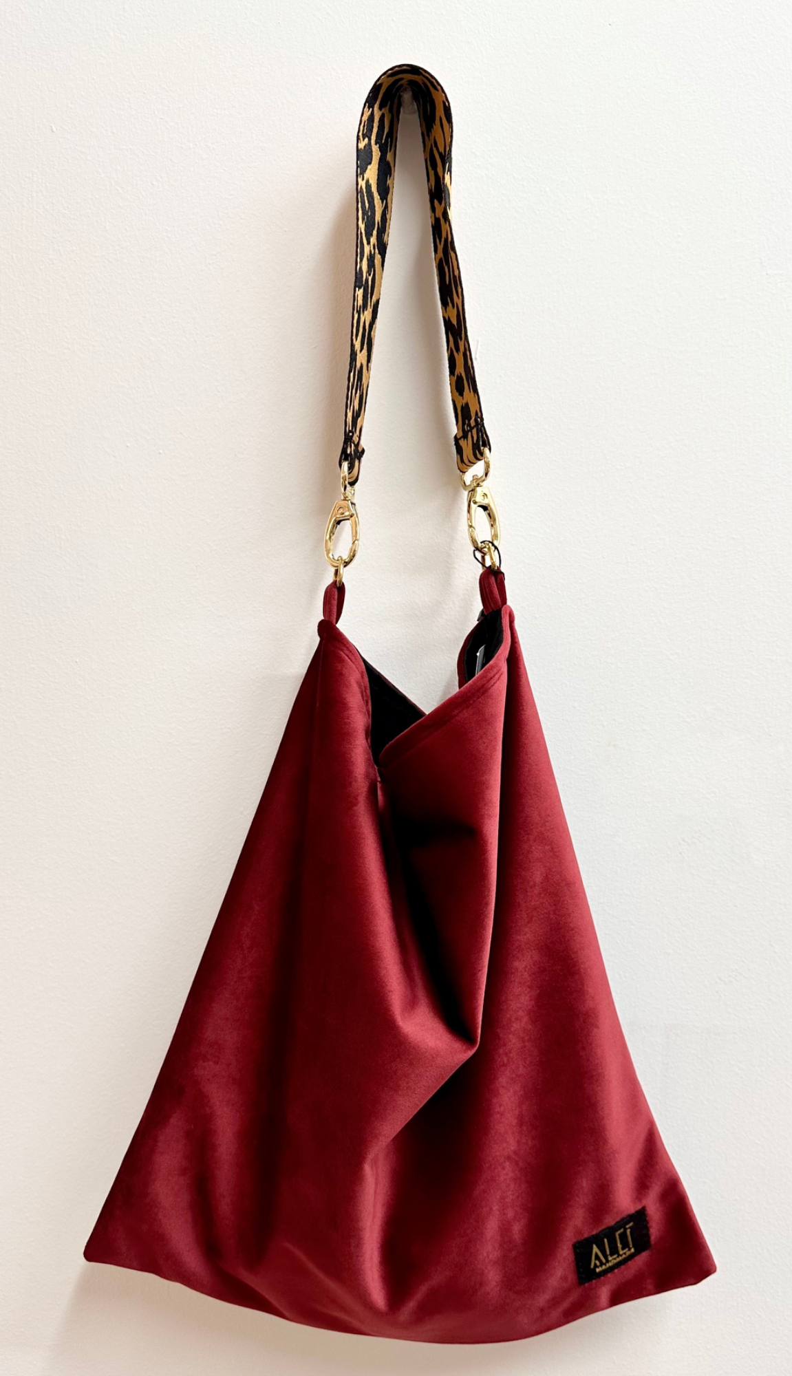 The City Shoulder Bag in Maroon!
