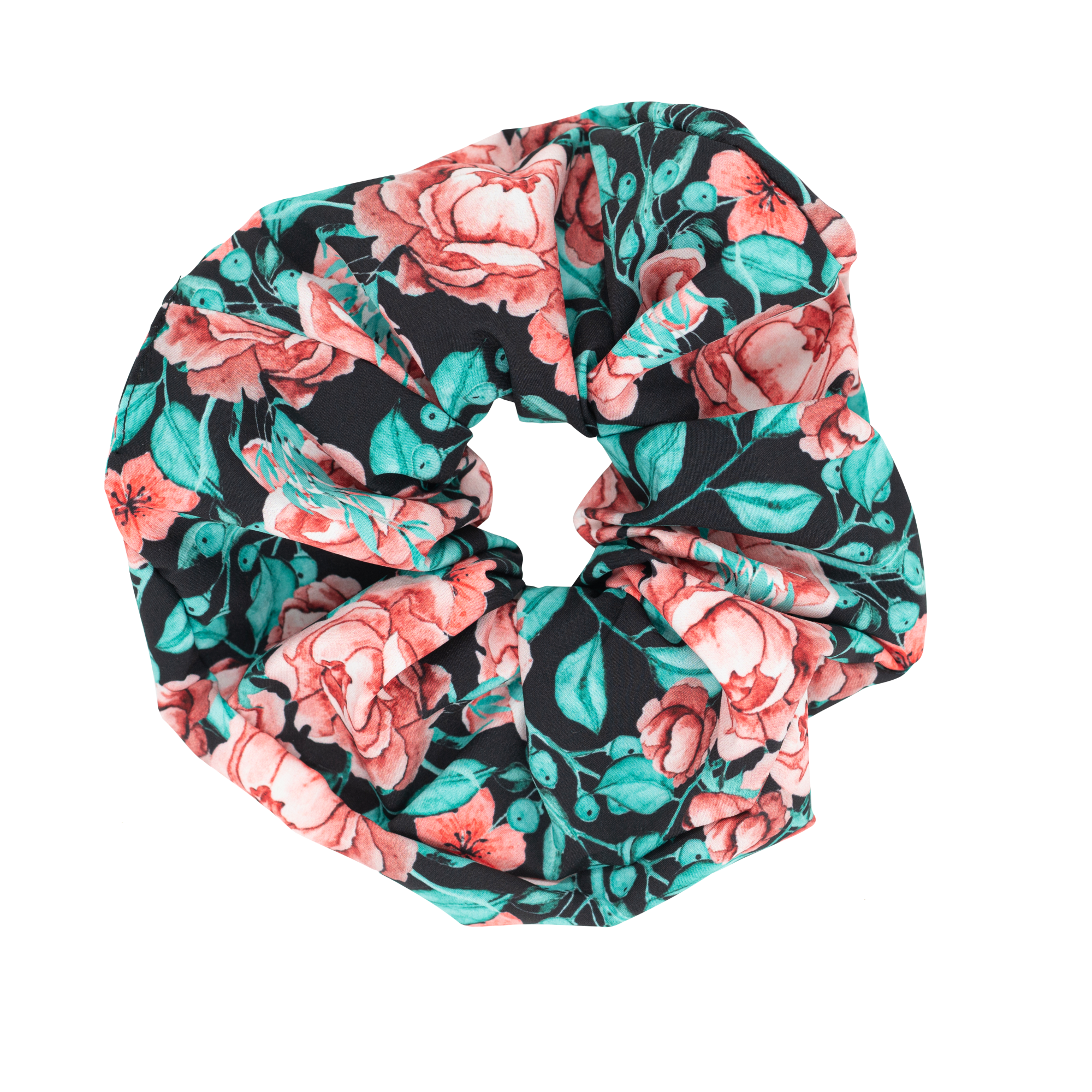 floral scrunchie