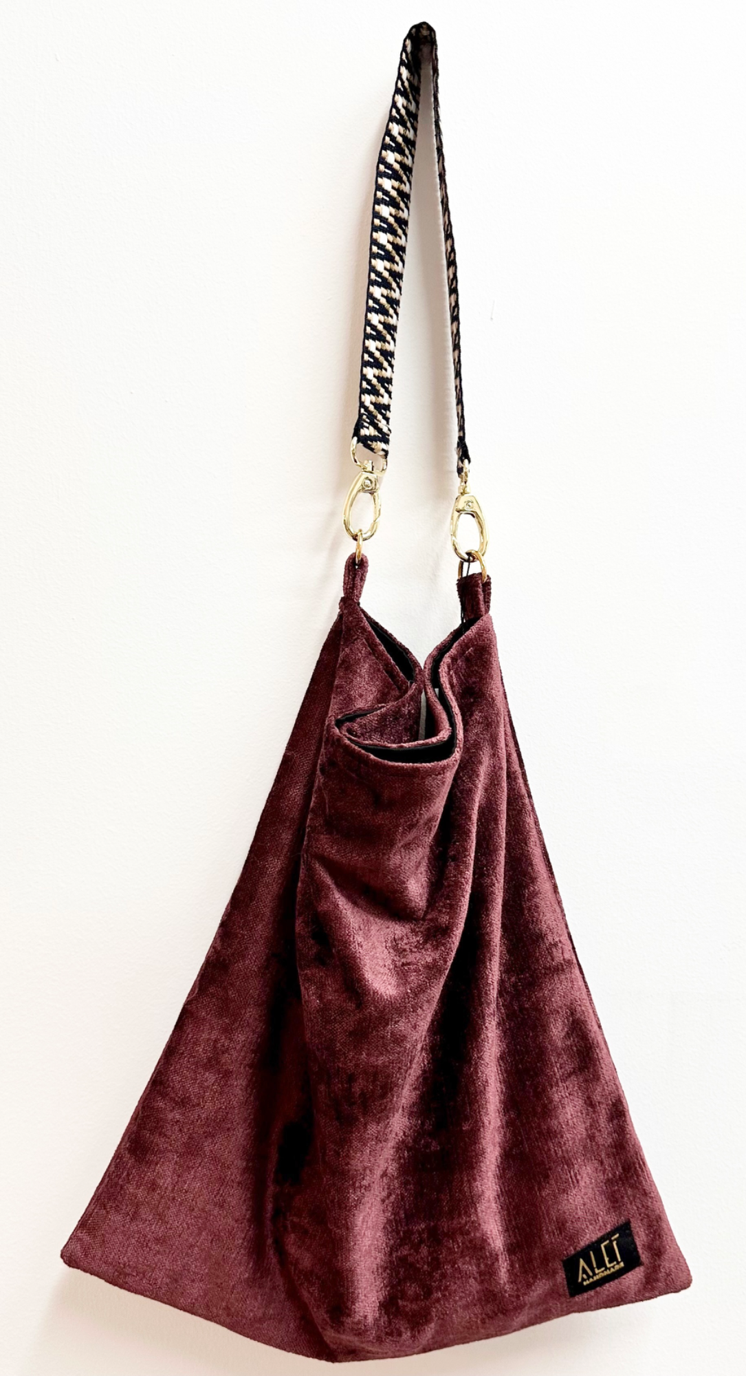 The City Shoulder Bag in Burgundy!