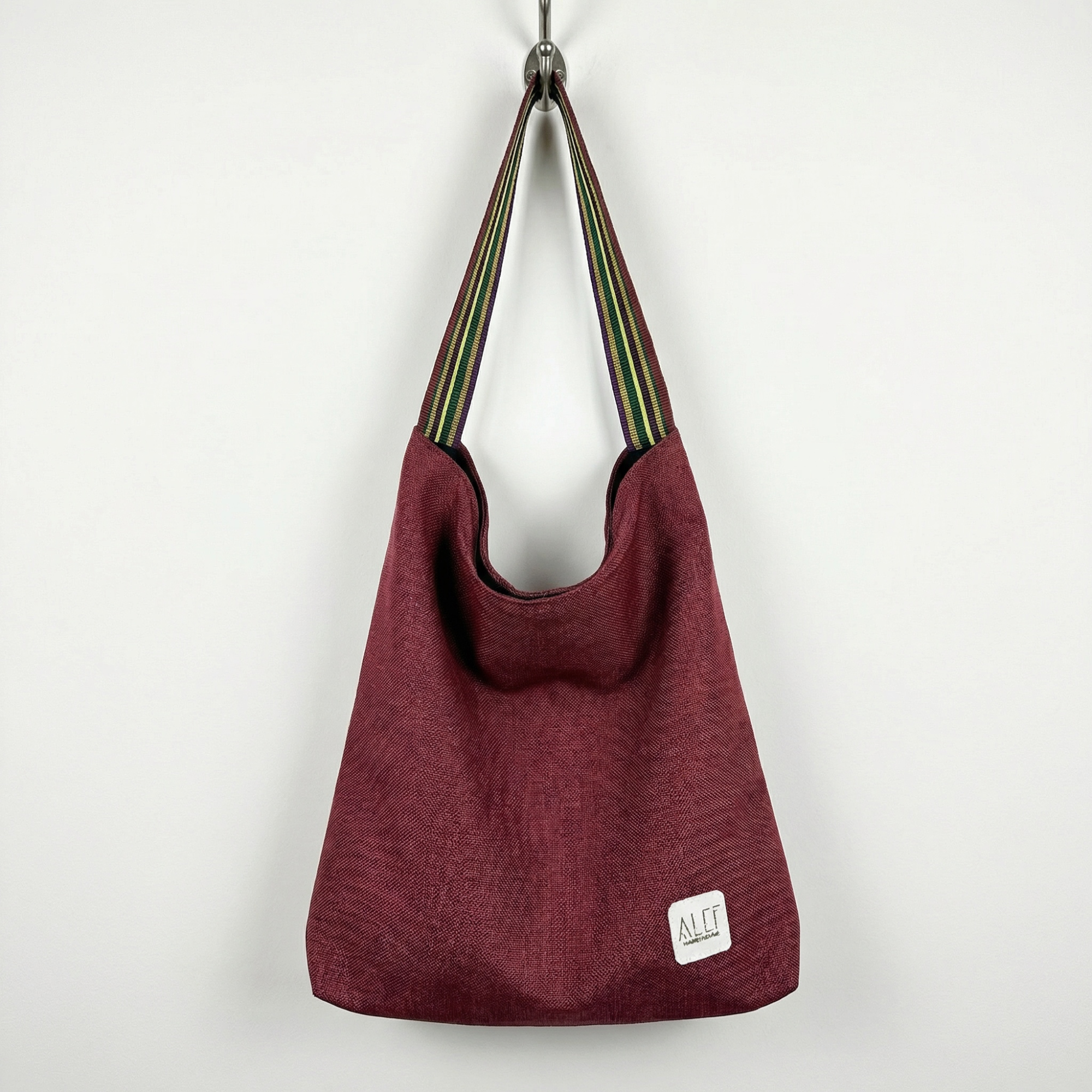 The City Shoulder Bag in Burgundy!