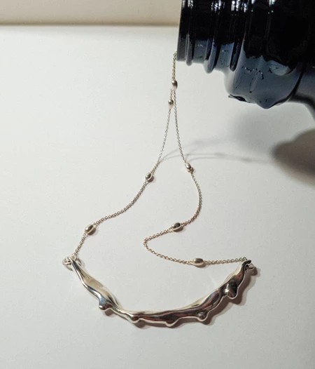 Silver Drop Necklace