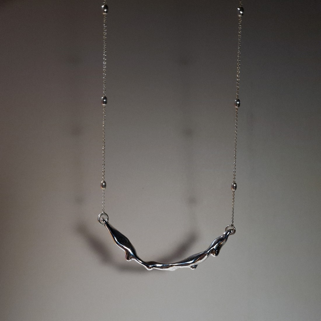 Silver Drop Necklace