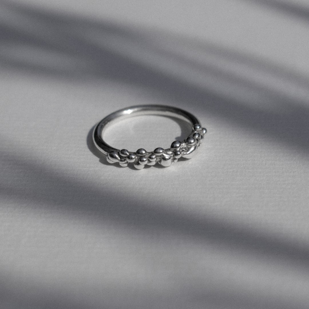 Silver Drop Ring