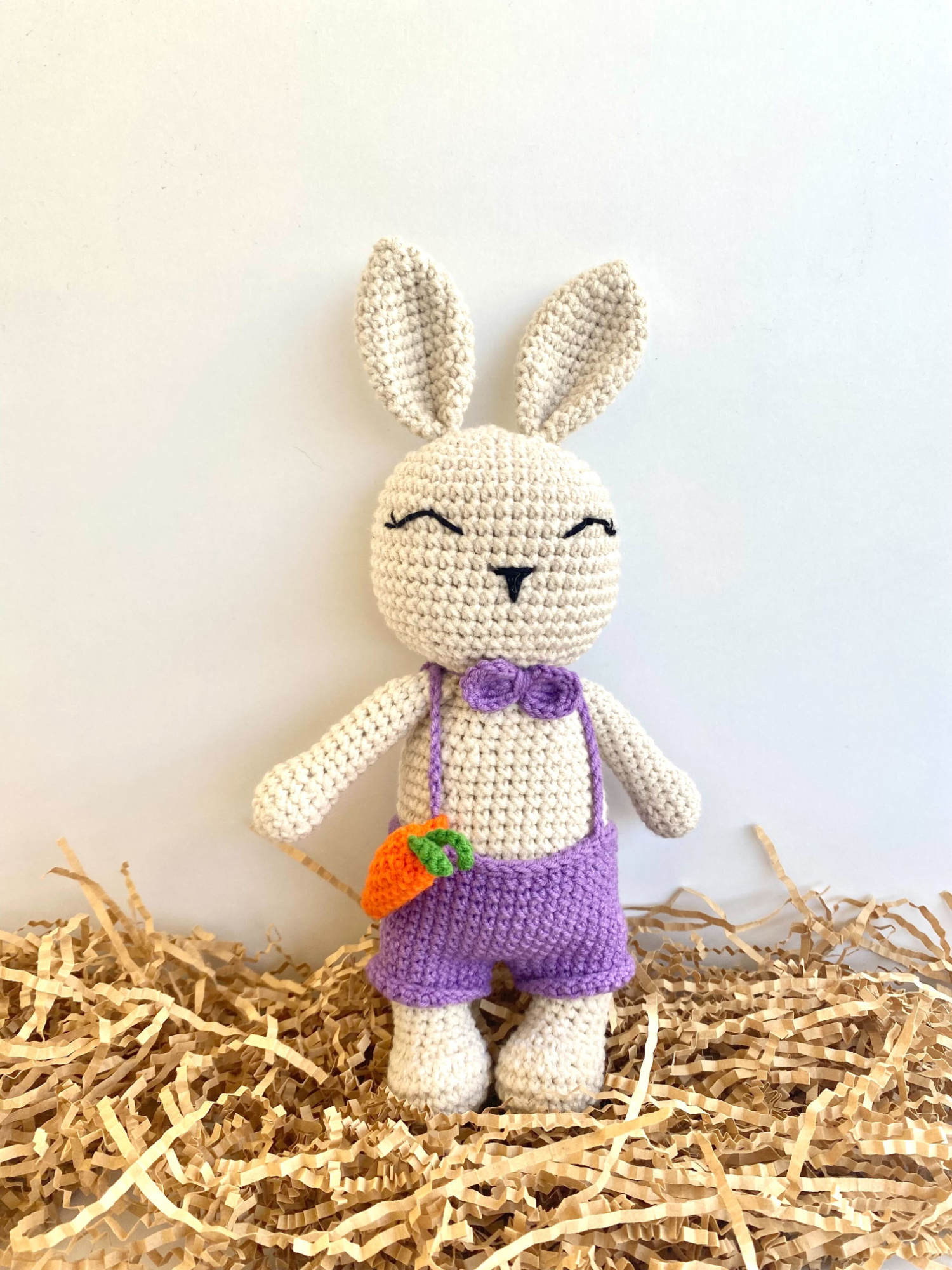 Χειροποίητη Λαμπάδα Amigurumi - Κουνέλι  🐰🥕