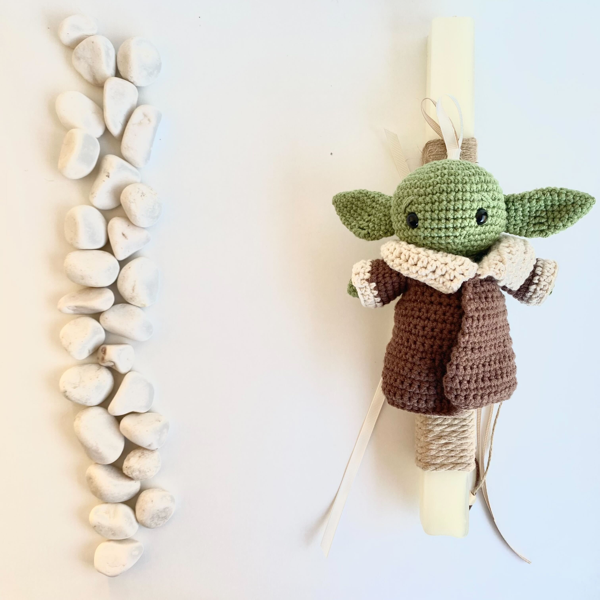 Λαμπάδα - Amigurumi - Baby Yoda 🛸 
