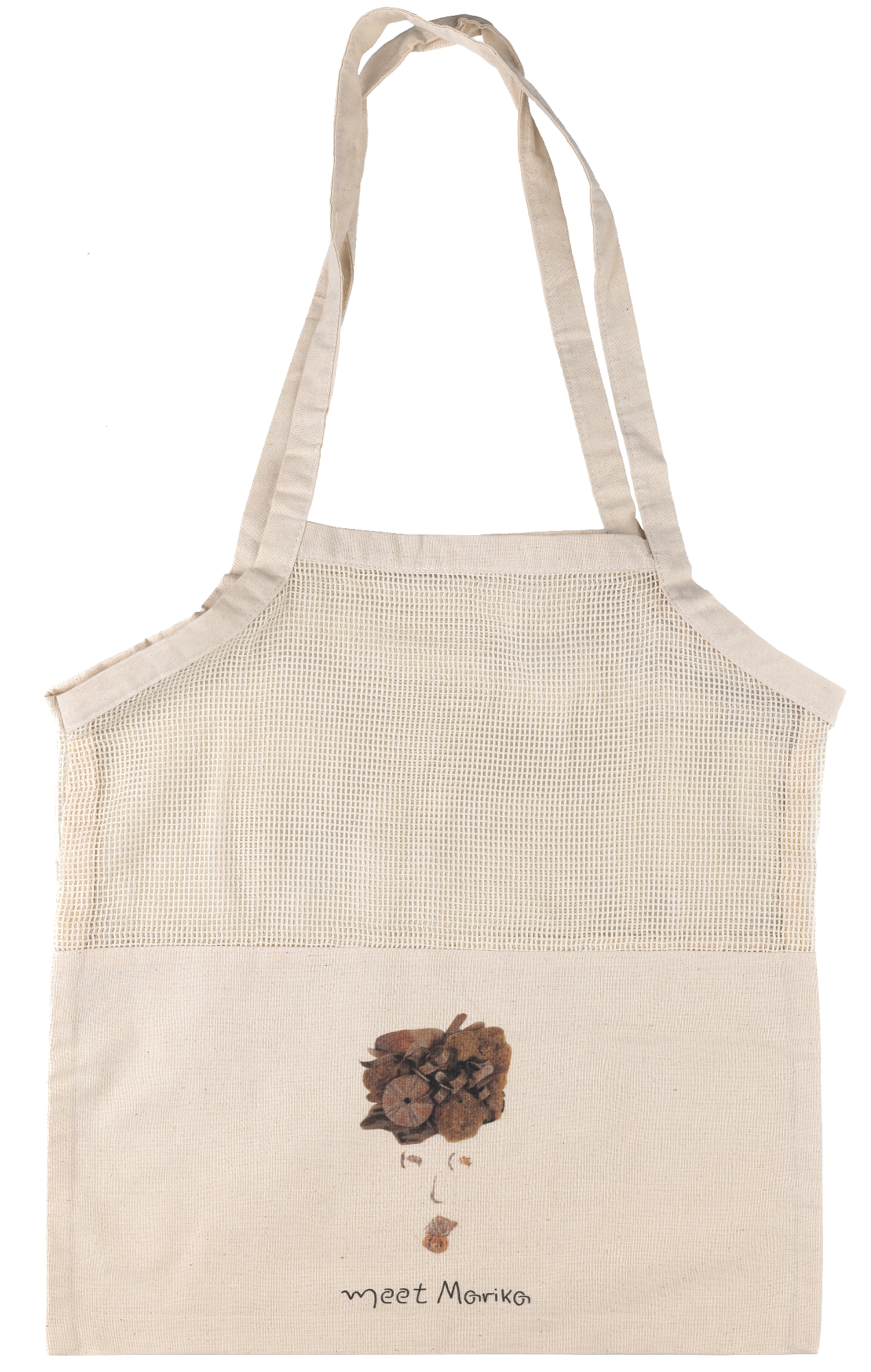 Τσάντα βαμβακερή με δίχτυ