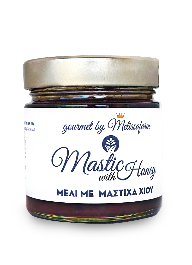 Βιολογικό μέλι πεύκου με Μαστίχα Χίου 275gr