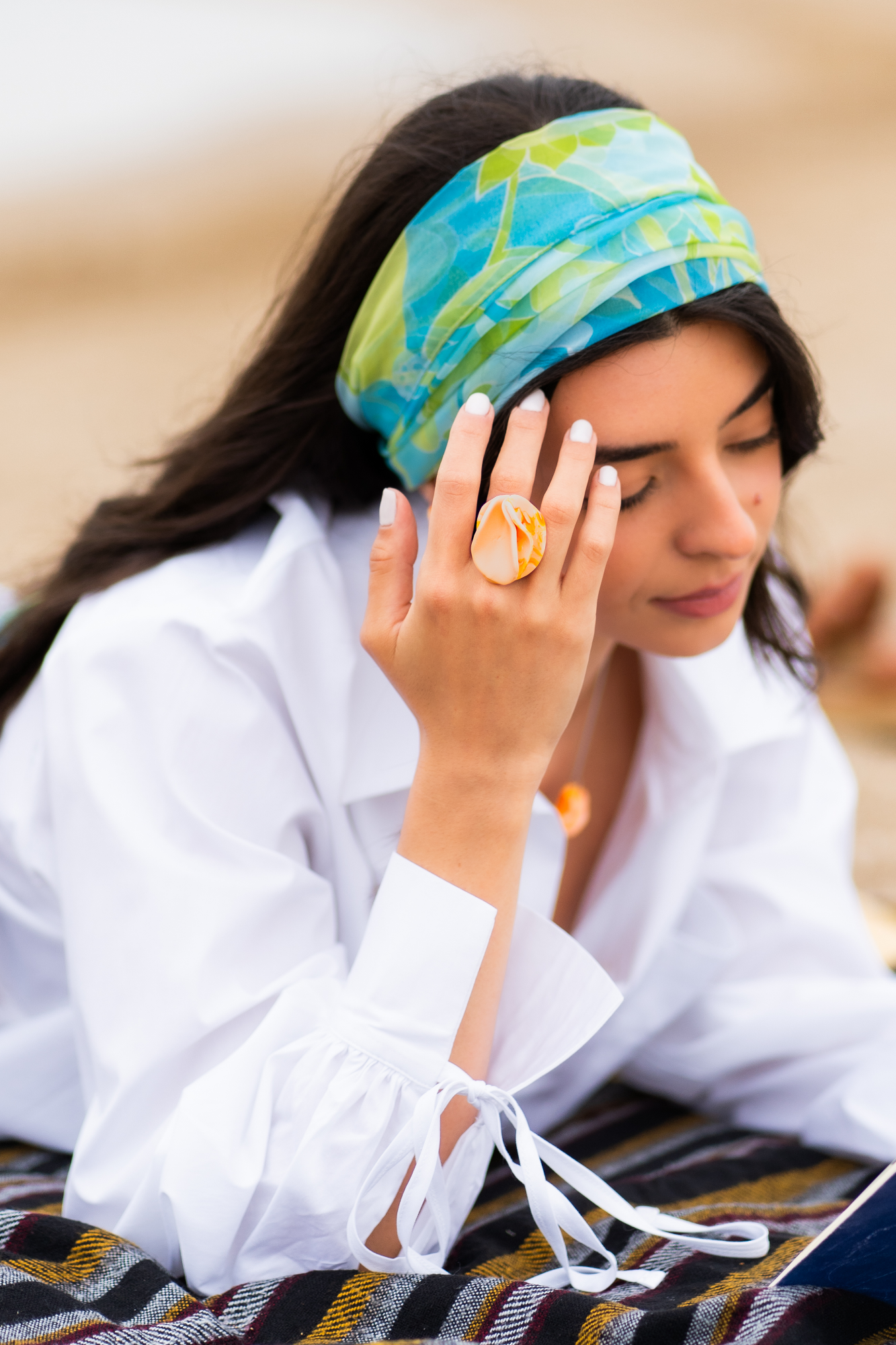 Θ-έρως Peach Summer Ring 