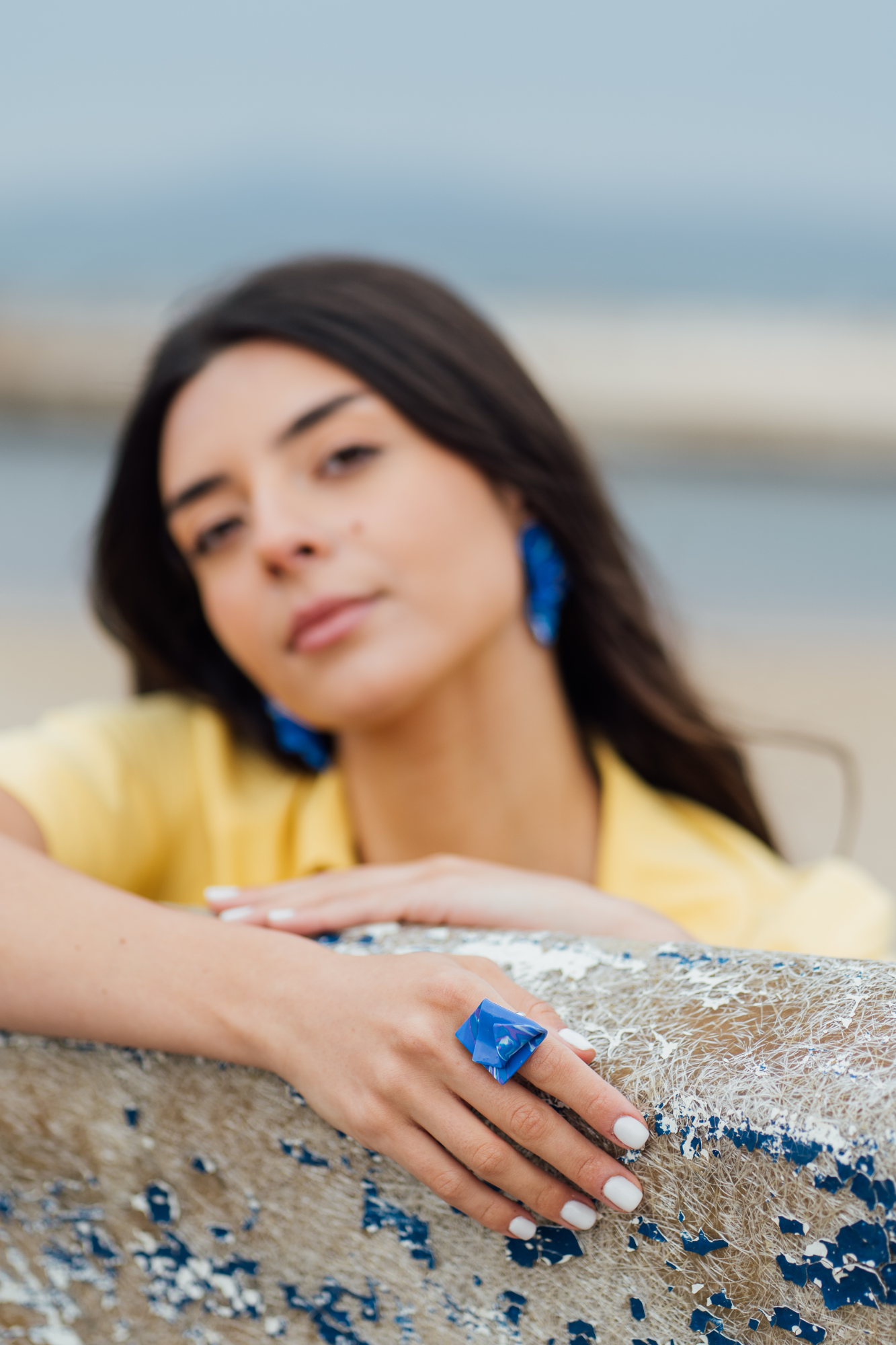 Θ-έρως Blue Summer Ring 