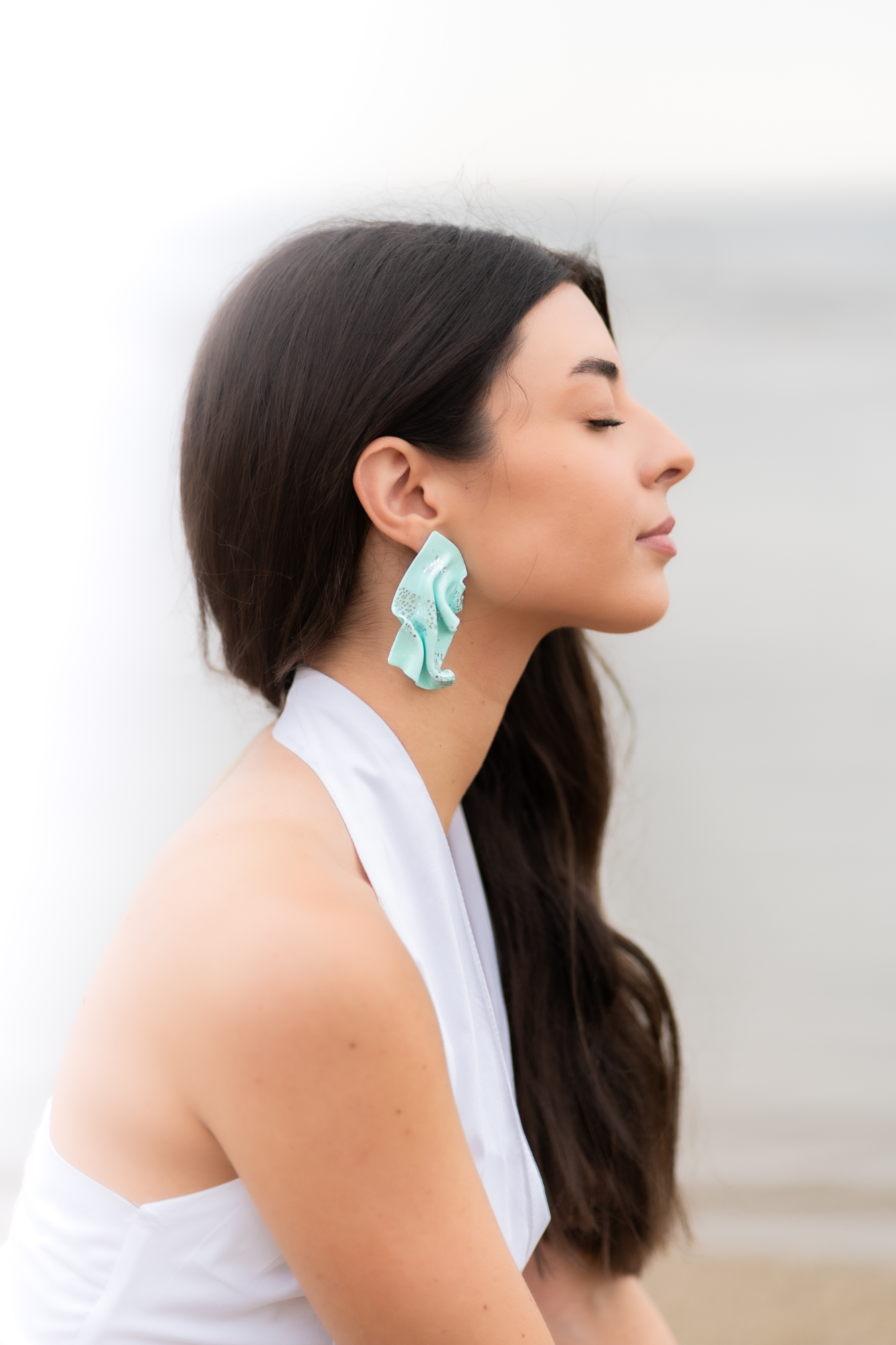 Θ-έρως Mint Summer Earrings