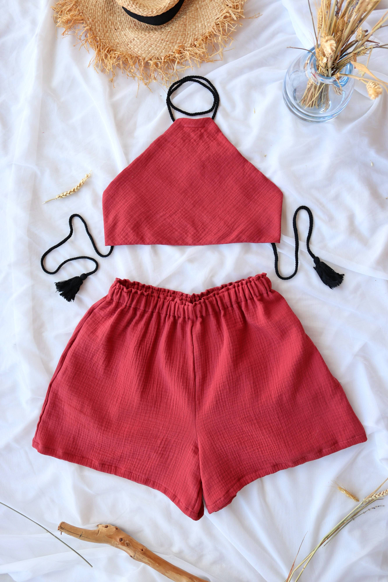 The Organic Cotton Summer Shorts & Top Set