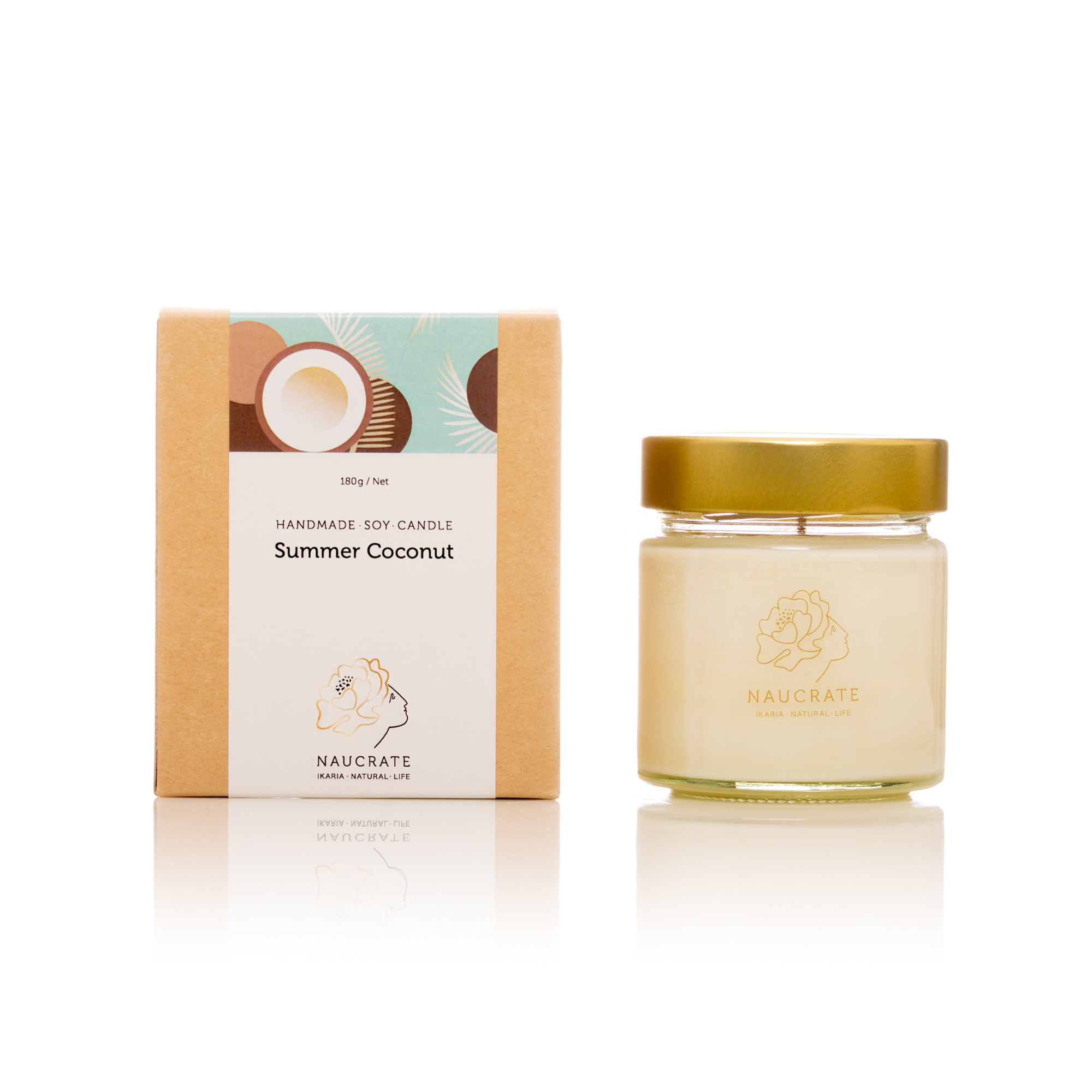 Κερί Σόγιας Coconut Summer