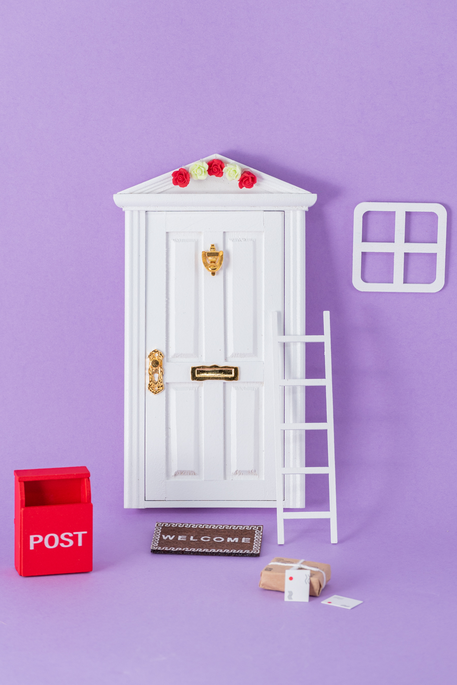 White Fairy Miniature  Door 1/12