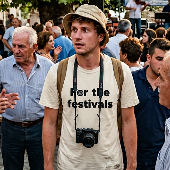 For the festivals  T-shirt