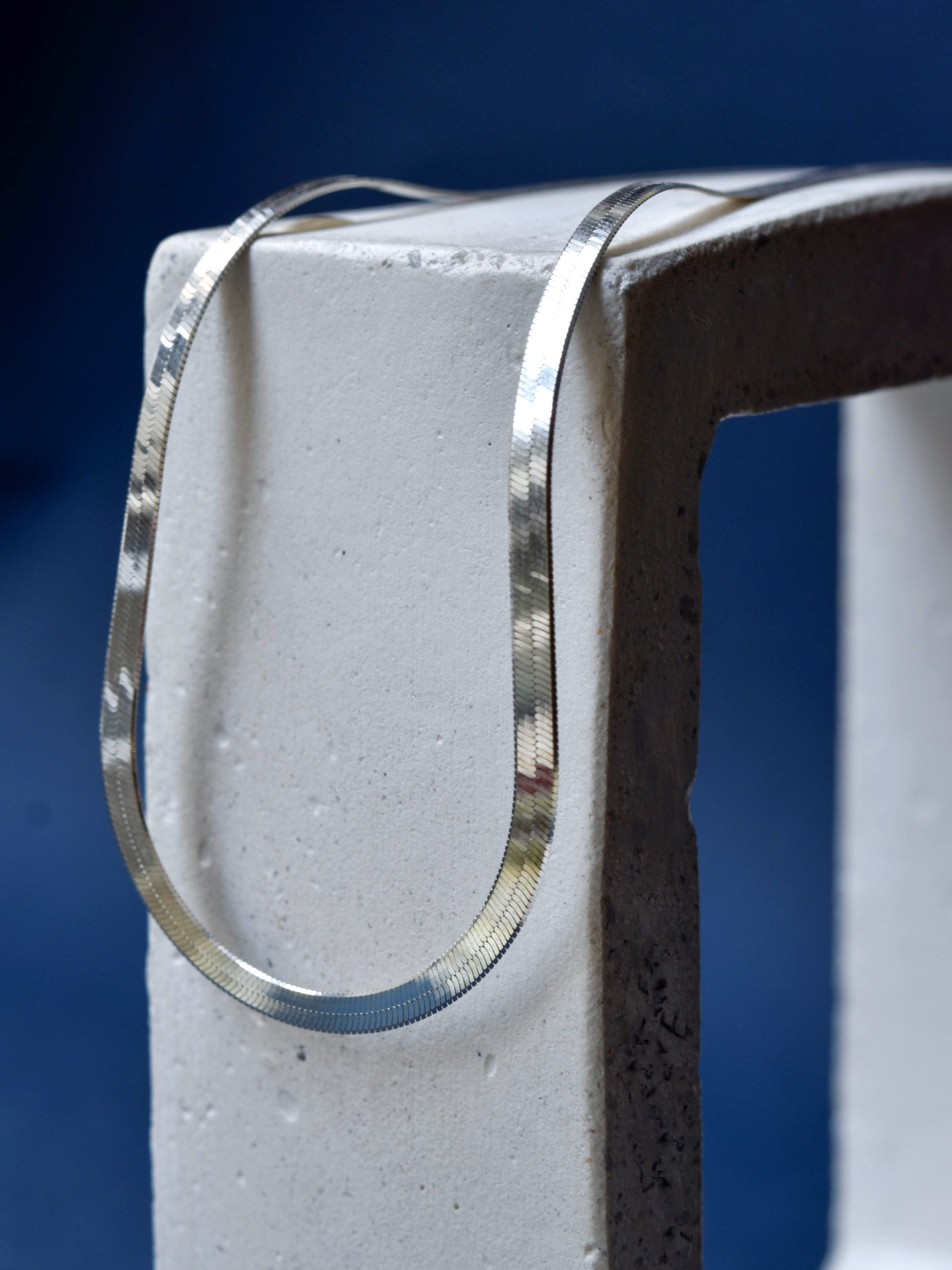 Ασημένια snake αλυσίδα