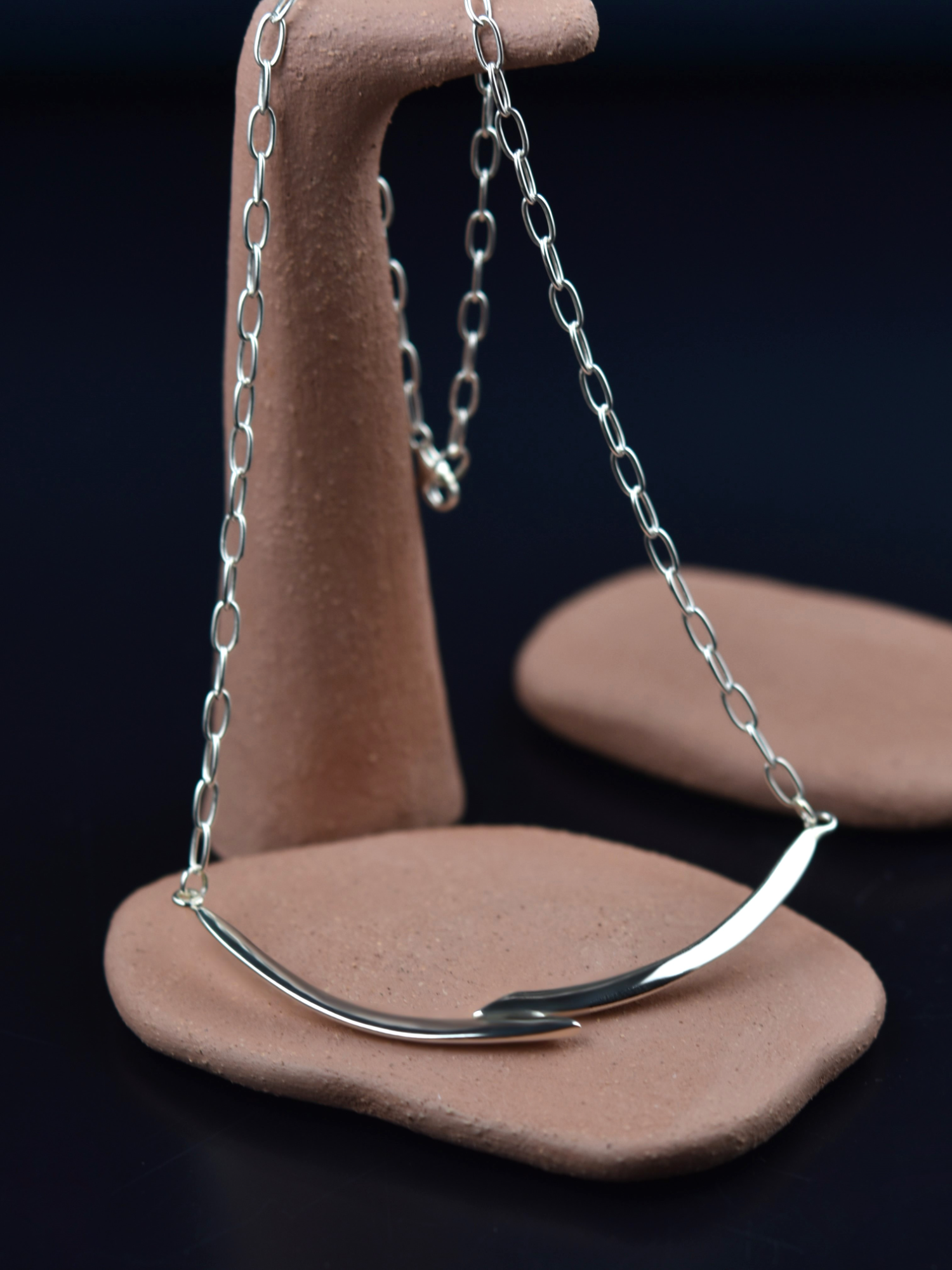 Κολιέ διπλή μπάρα