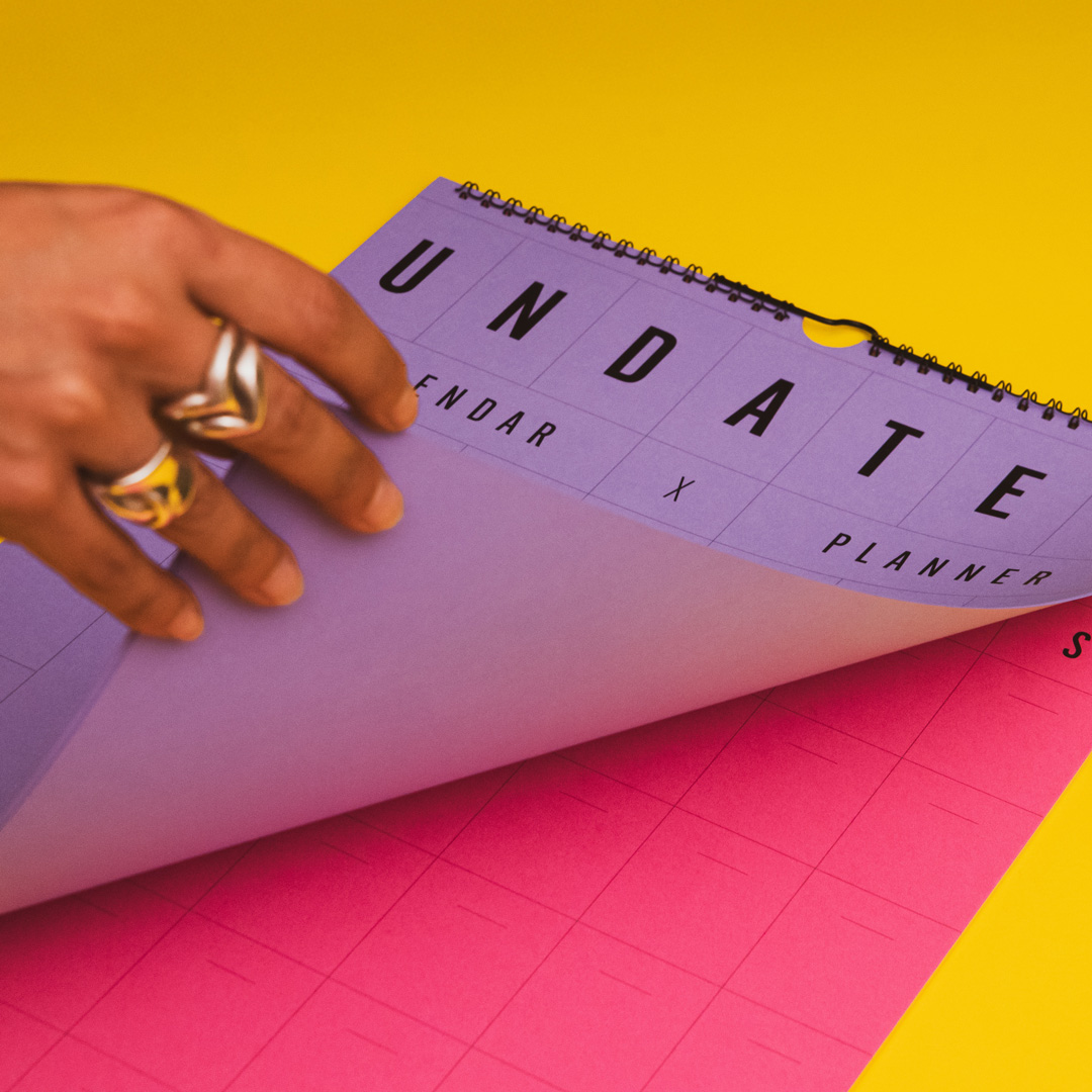 Undated Wall Calendar x Planner