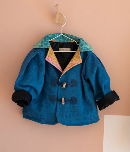 Retro Rainbow Denim Jacket