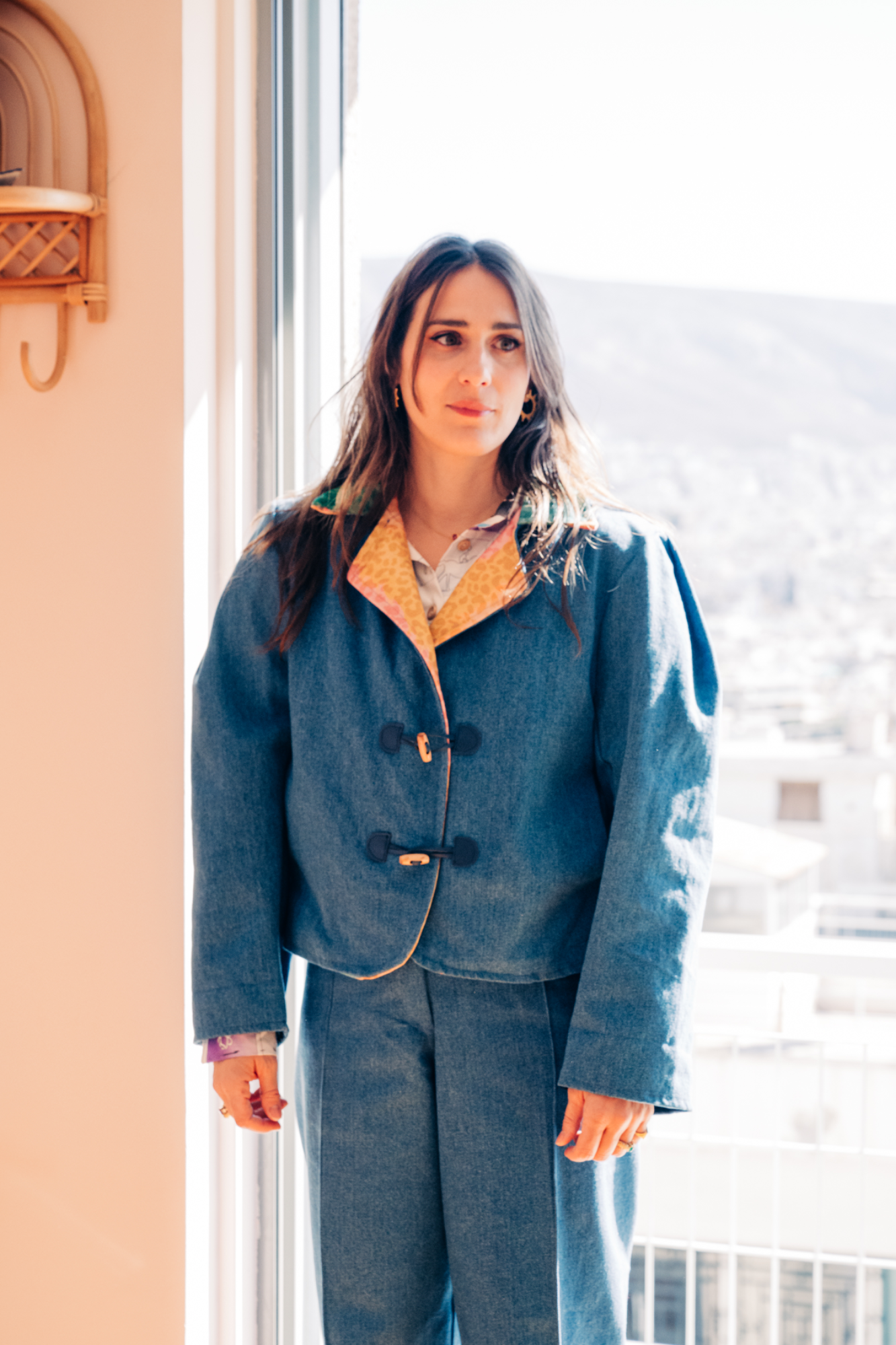  Retro Rainbow Denim Jacket Mama & Me