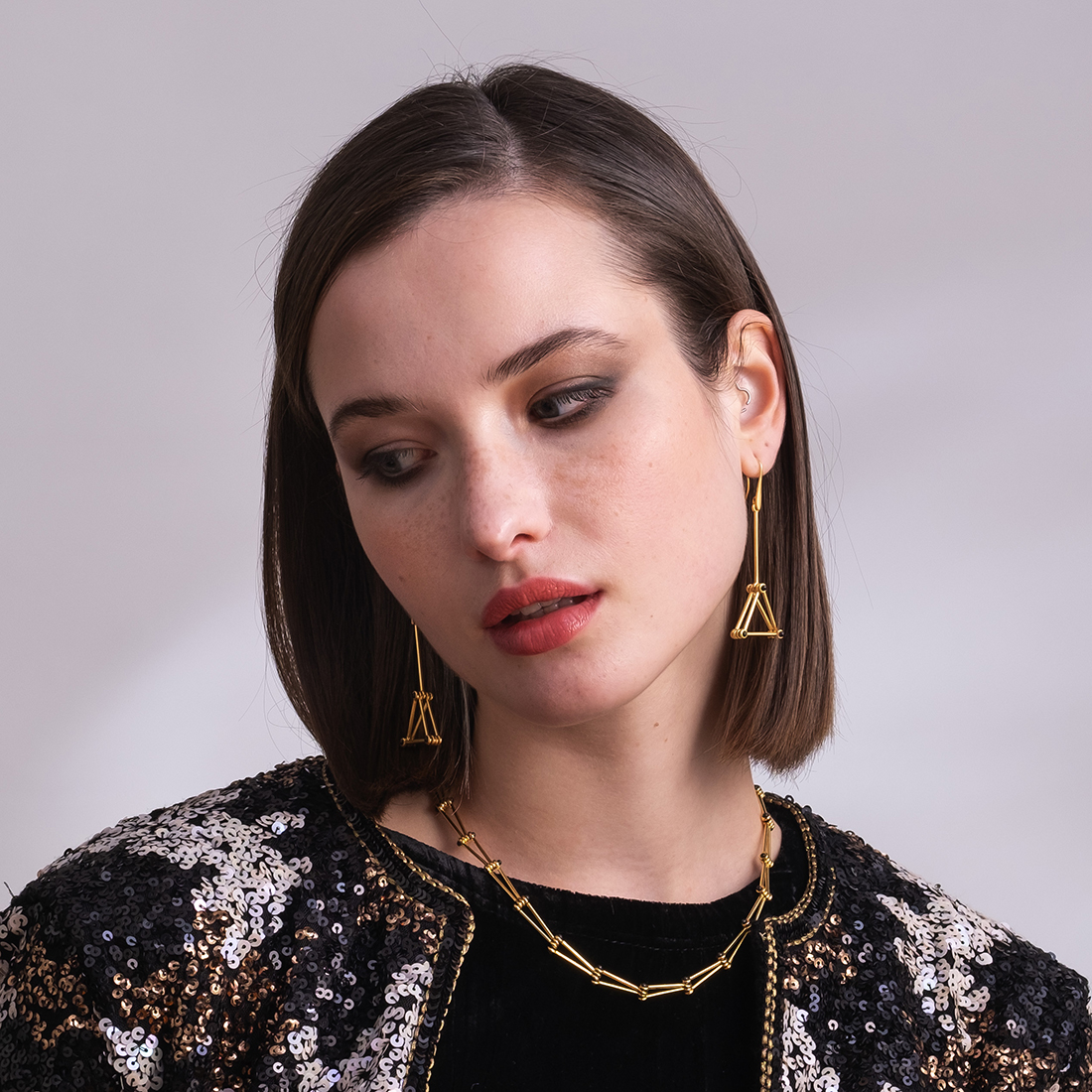 Σκουλαρίκια Triangle