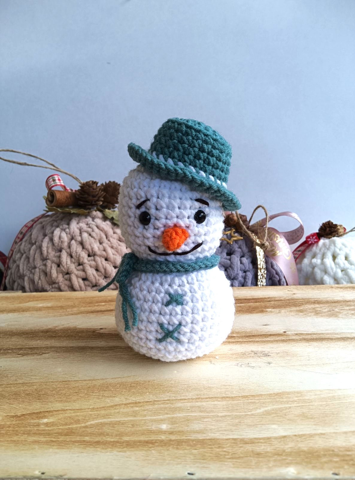 ⛄Πλεκτός Χιονάνθρωπος ⛄