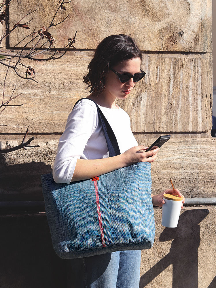 Blue Oversized Bag for Work, Gym or Everyday Use