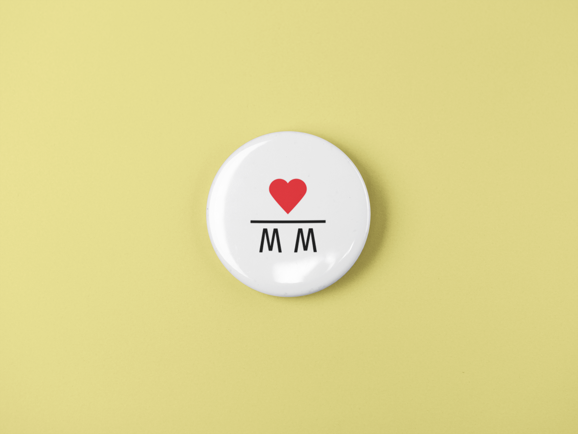 "λιβ λοβ λοκαλ" green pin