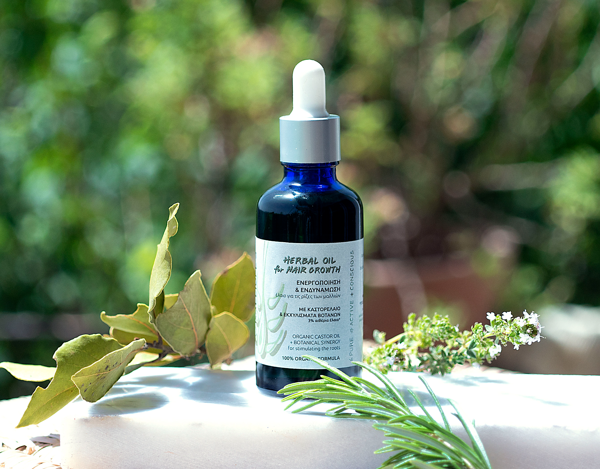 Herbal oil for hair growth