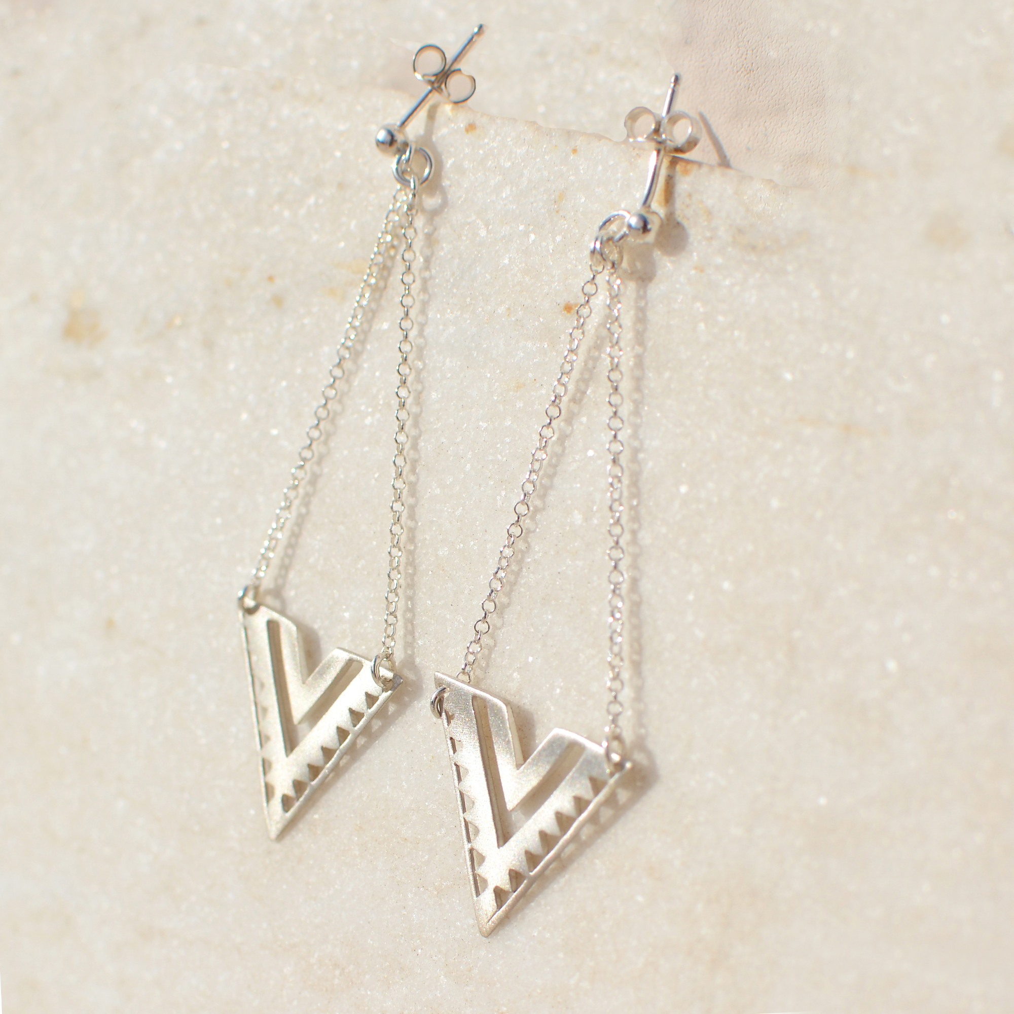 Σκουλαρίκια κρεμαστά Aztec.