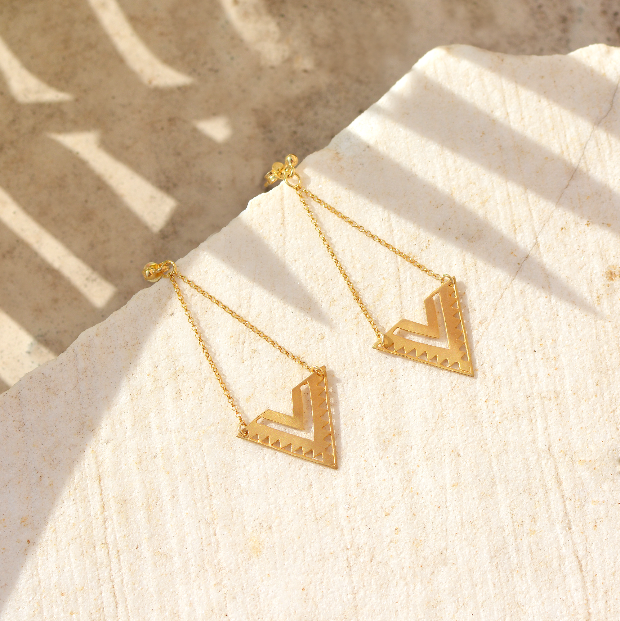 Σκουλαρίκια κρεμαστά Aztec.