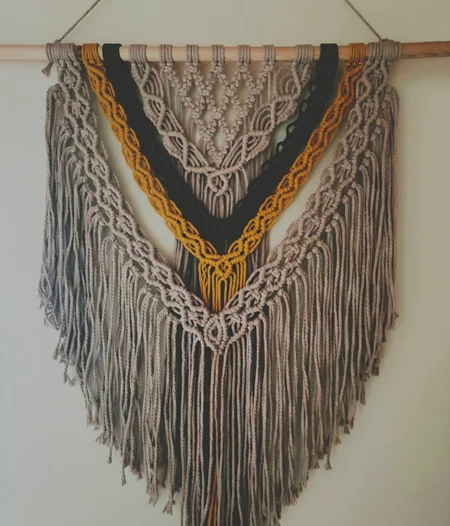 Κρεμαστό μακραμέ Necklace
