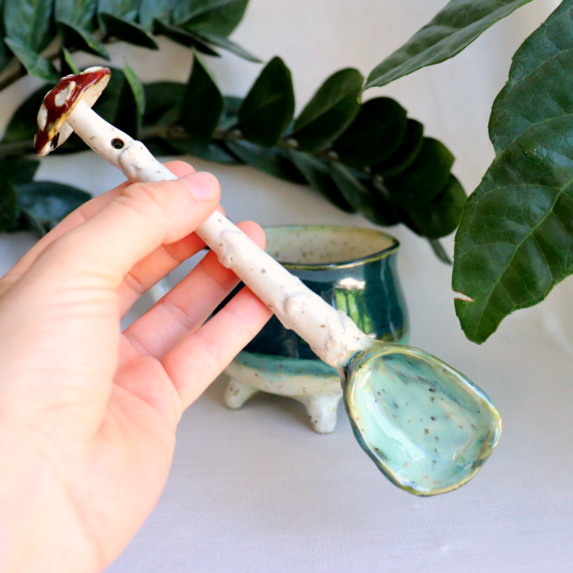 Magic mushroom spoon