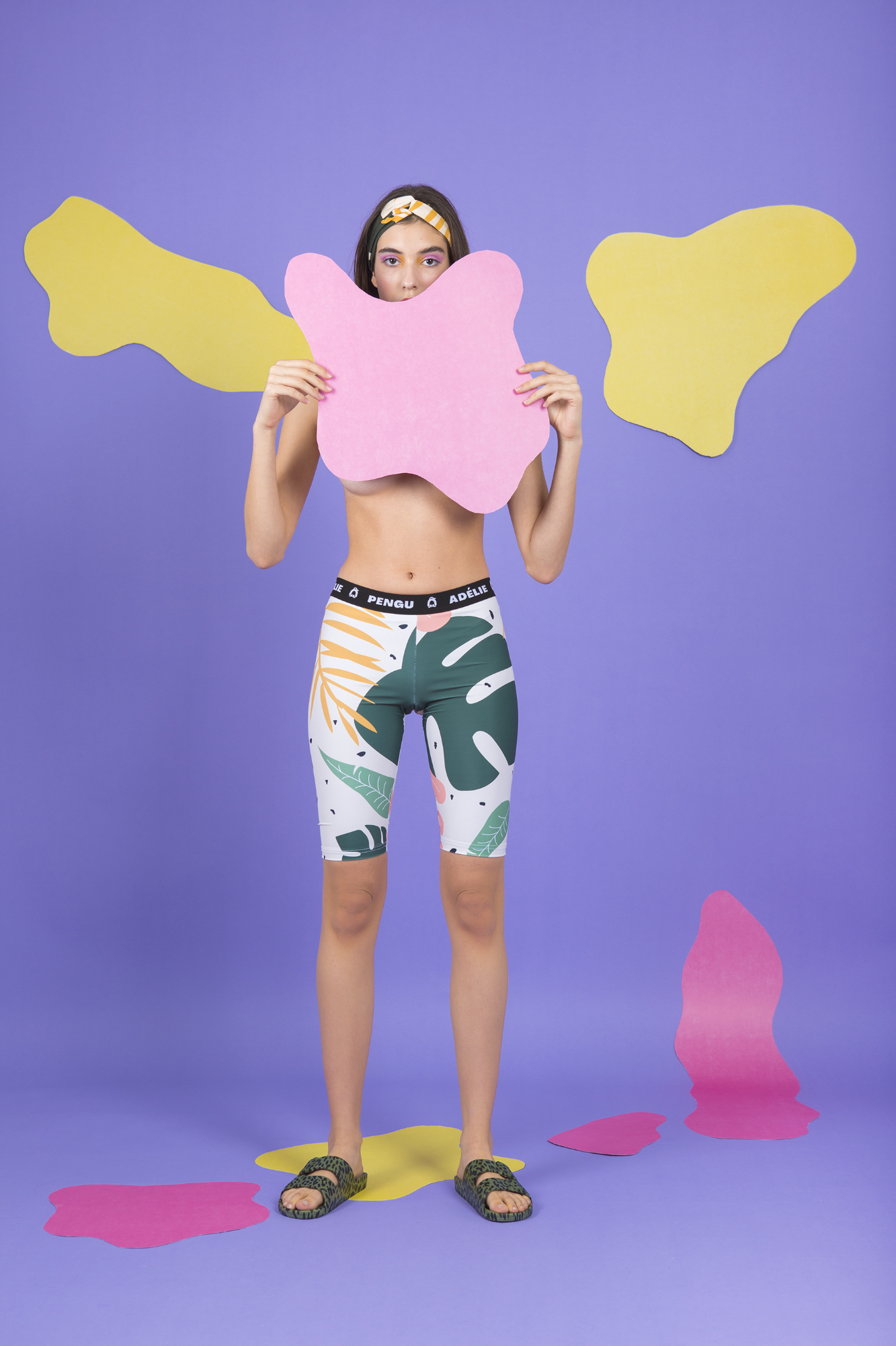 GLORIA BIKER SHORTS- TROPICAL