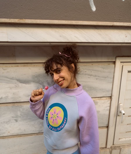 Wild+Free Crop Hoodie Flower