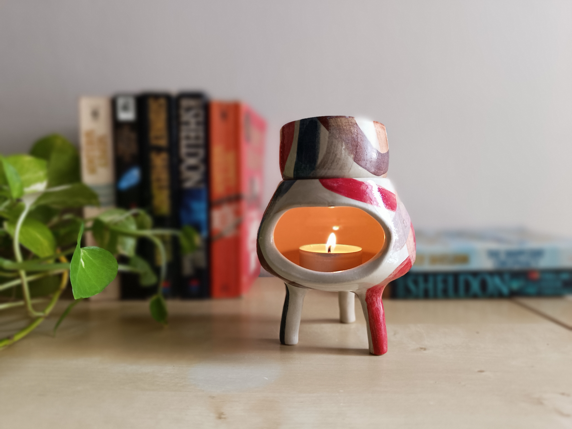 Unique Stoneware Essential Oil Burner