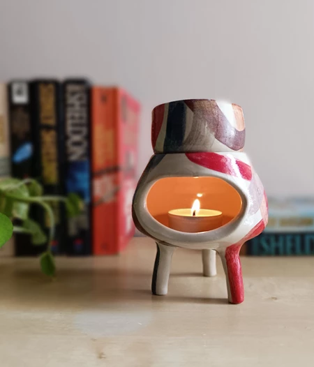 Unique Stoneware Essential Oil Burner
