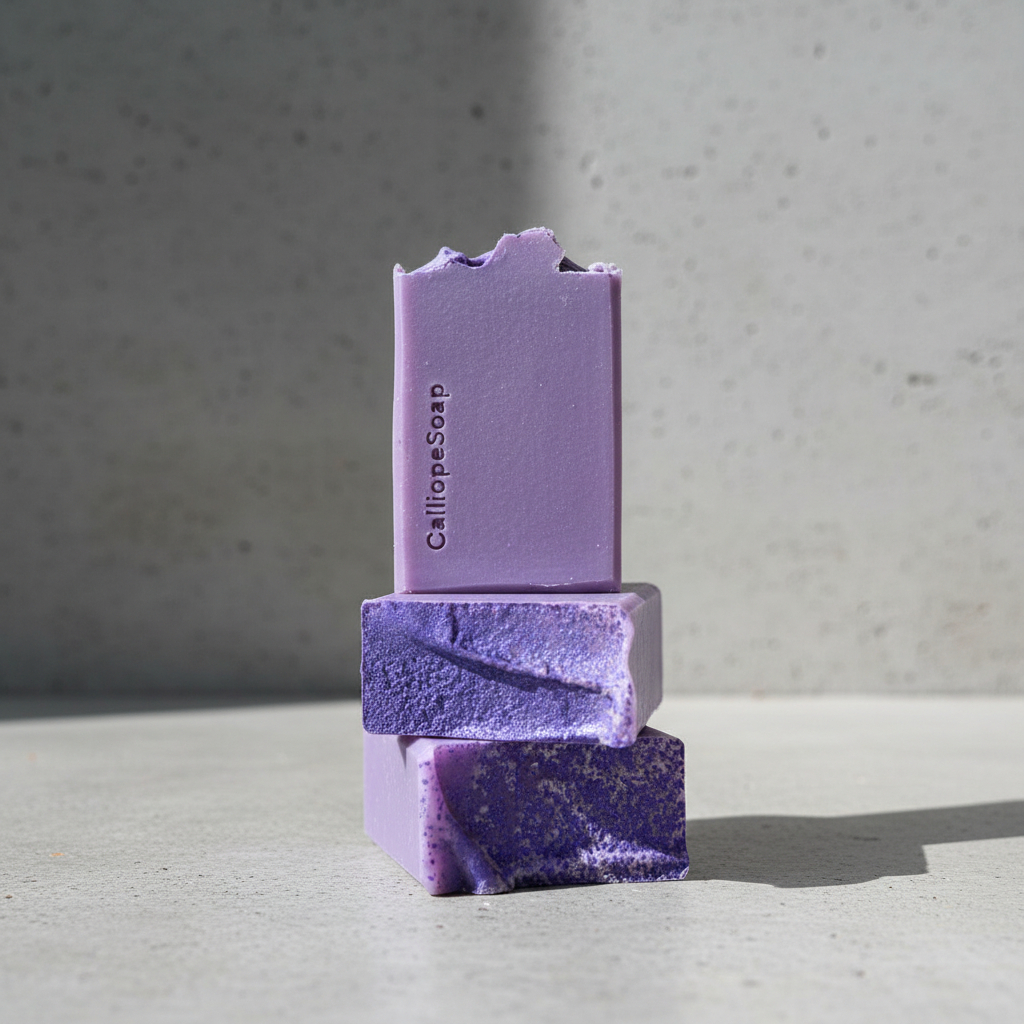 Σαπούνι με αιθέριο έλαιο λεβάντας και ζεόλιθο.