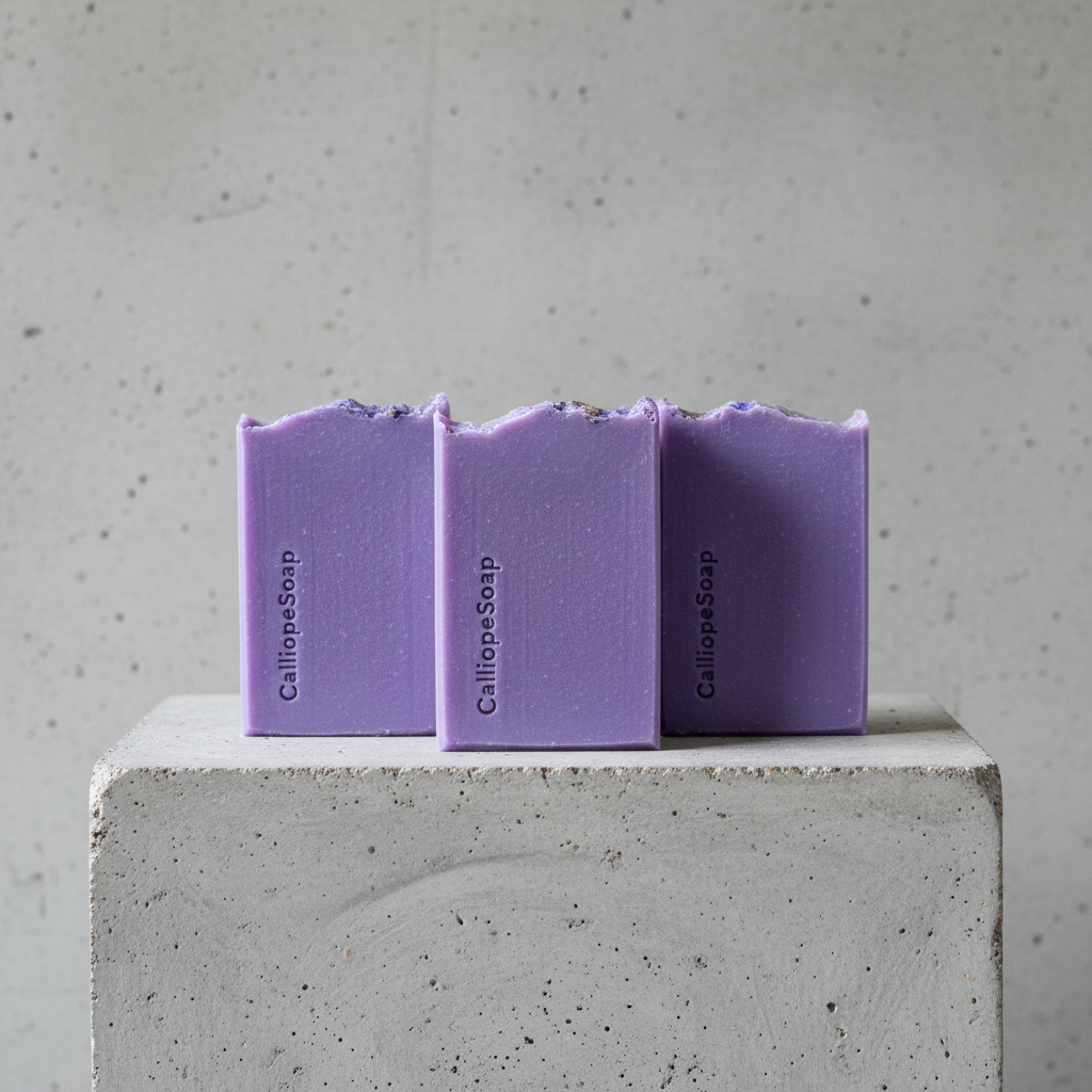 Σαπούνι με αιθέριο έλαιο λεβάντας και ζεόλιθο.