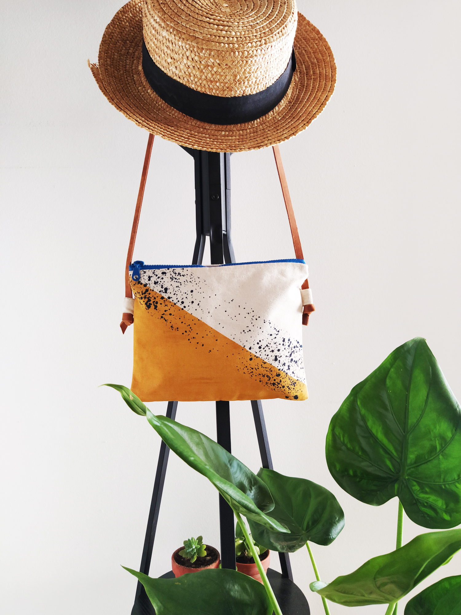 Κομψή Τσάντα Ώμου με Φερμουάρ