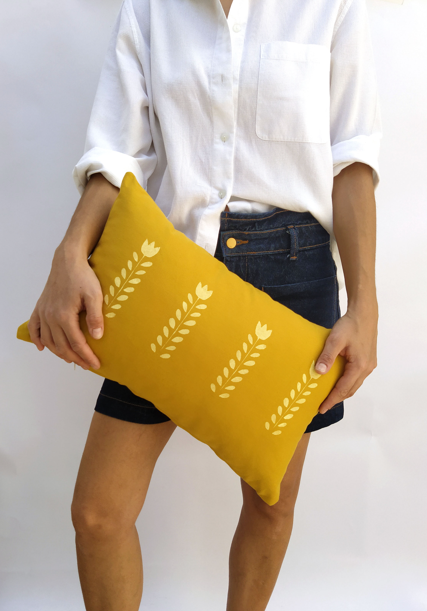 Διακοσμητικό Μαξιλάρι Τυπωμένο με Χαρακτικό