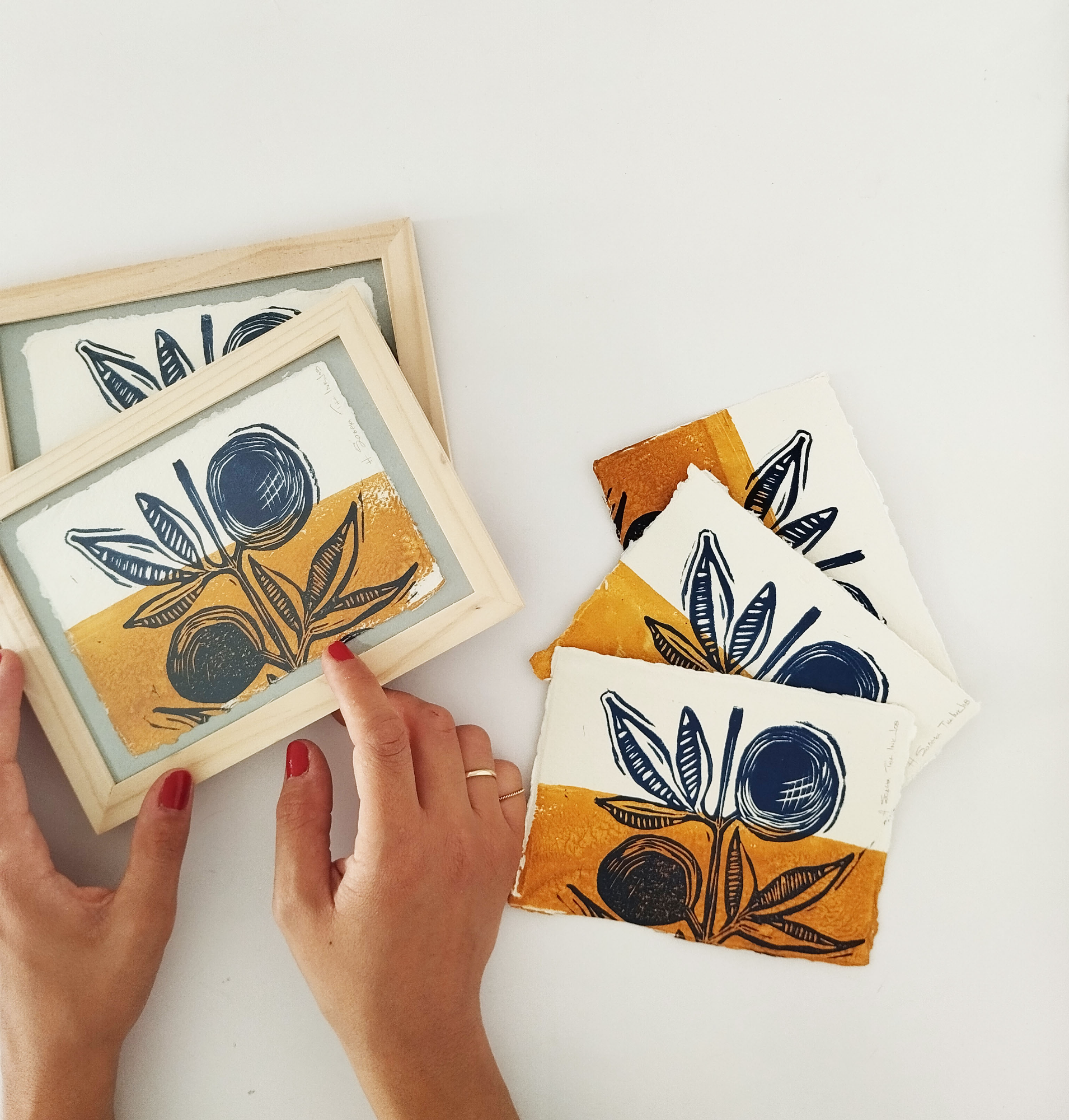 Χαρακτικό σε Χειροποίητο Χαρτί