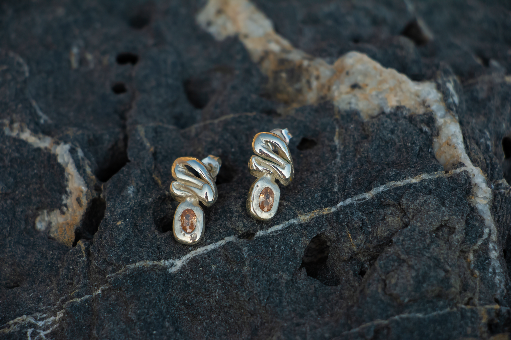 Mini Melted Earrings