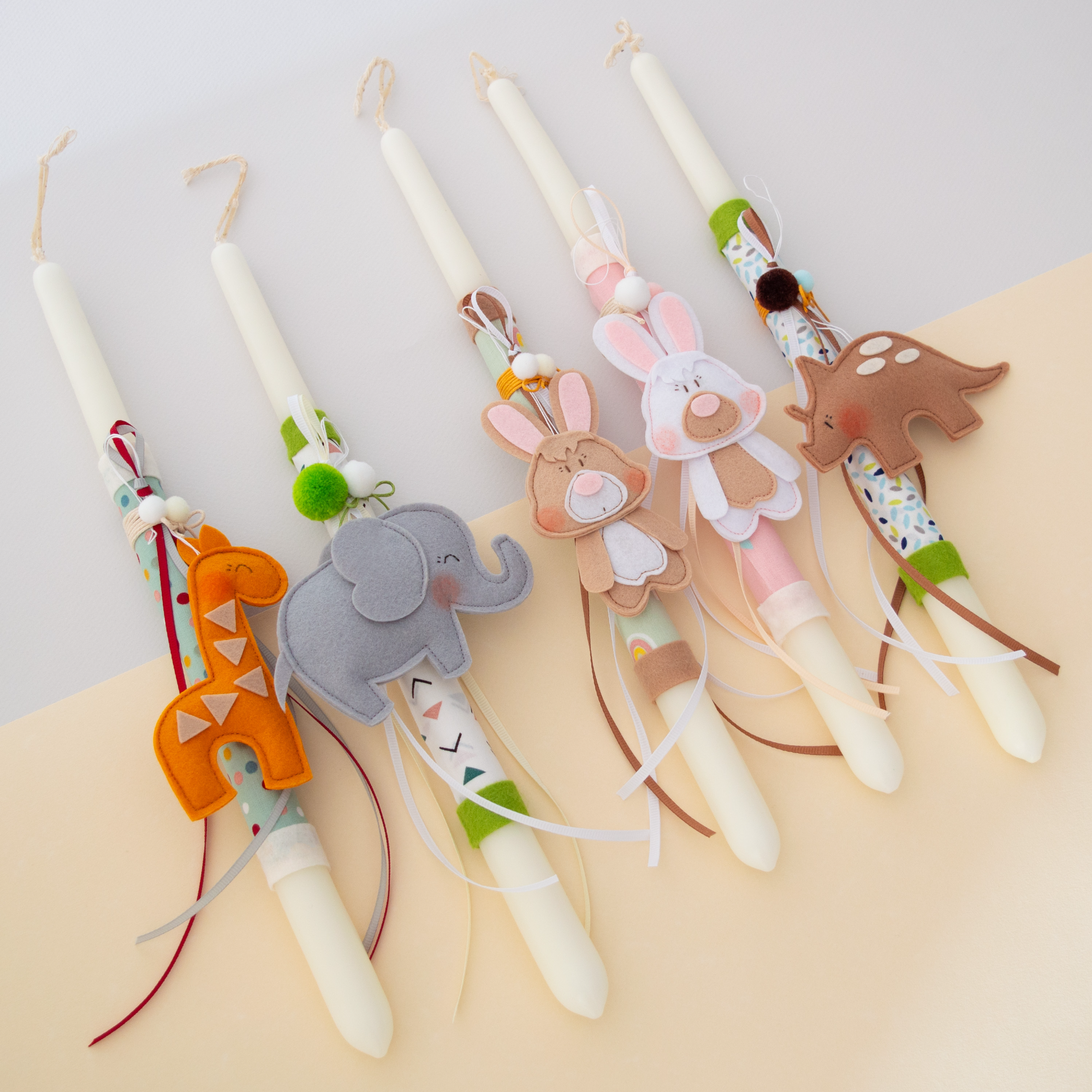 Πασχαλινές Λαμπάδες - Ζωάκια