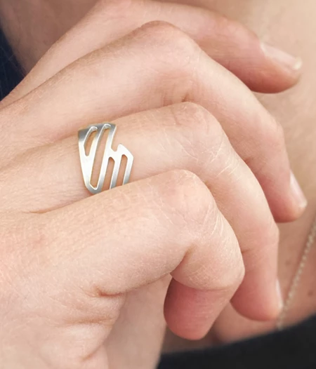 WINGS asymmetrical  ring